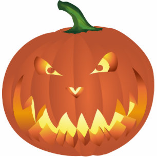 Kürbis zu Halloween... Fotoskulptur Magnet