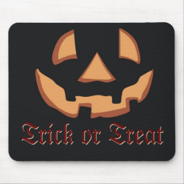 Kürbis zu Halloween in Black Mouse Pad Mousepad