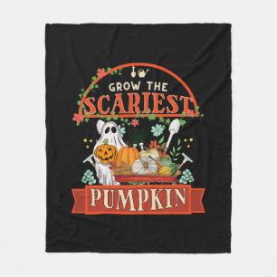 Kürbisbauer Halloween Fleecedecke