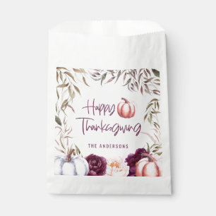 Kürbisblumenfall Erntedank Party Geschenktütchen