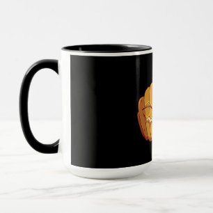 Kürbisdesign für Halloween Tasse
