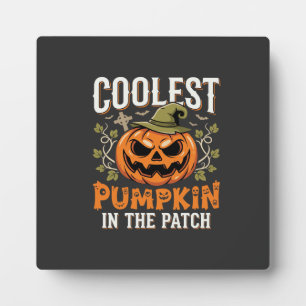 Kürbisdesign Halloween Patch Fotoplatte