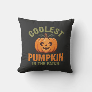 Kürbisdesign Halloween Patch Kissen