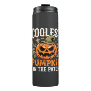 Kürbisdesign Halloween Patch Thermosbecher