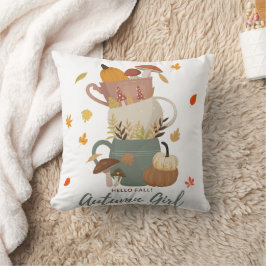 Kürbisdesign im Herbst Kissen