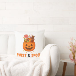 Kürbiseimer voll süß - Halloween Kissen