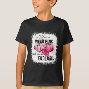 Kürbisfallen im Oktober tragen wir Pink und beobac T-Shirt