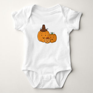 Kürbisfamilie Baby Strampler
