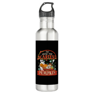 Kürbisfarmer Halloween Edelstahlflasche