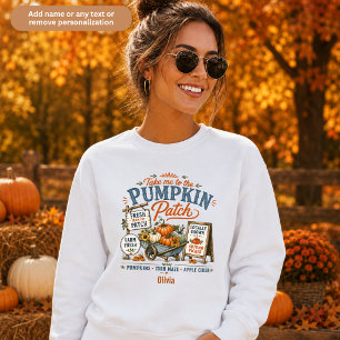 Kürbisfarmhaus Bauernmarkt Unisex Sweatshirt