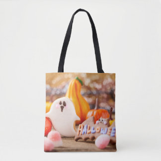 Kürbisfeld-Halloween-Tasche Tasche