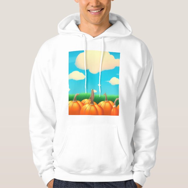 Kürbisfeld Hoodie (Vorderseite)
