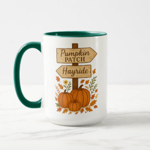 Kürbisfeld Navigator Halloween-Geschenke Tasse