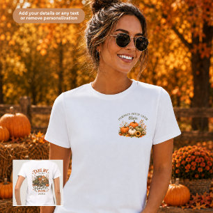 Kürbisfelder-Crew Familie passende Unisex T-Shirt