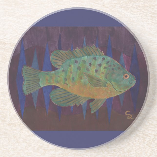 Kürbisfisch Untersetzer (Vorne)