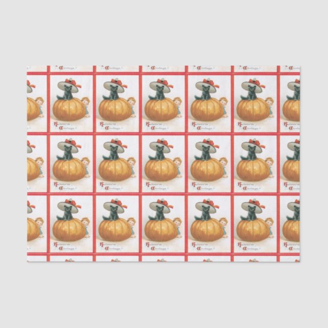 Kürbisgeflecht Seidenpapier (Vorderseite)