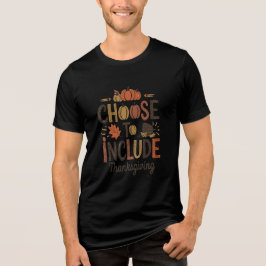 Kürbisgefühlter Erntedank: Wählen Sie aus, Tri-Blend Shirt