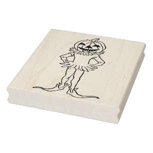 Kürbisgeist-Illustration Kunststempel Gummistempel