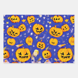 Kürbisgeister  geschenkpapier set