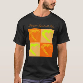 Kürbisgekocht mit Liebe Herzklopfen T - Shirt