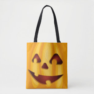 Kürbisgemälde, die Halloween-Design lächeln Tasche