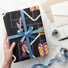 "Kürbisgeschenke Halloween-Geschenkpapier" Geschenkpapier