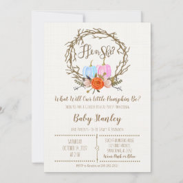 Kürbisgeschlecht offenbart Einladung