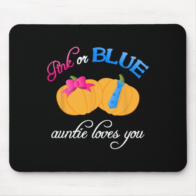 Kürbisgeschlecht offenbart Lieben, die Sie fallen  Mousepad (Vorne)