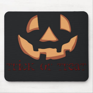 Kürbisgesicht für Halloween Mousepad