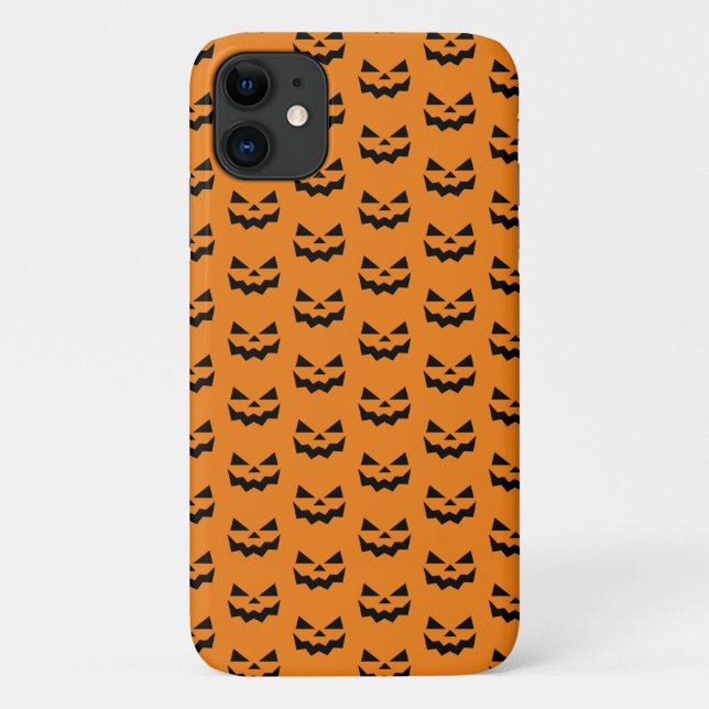 Kürbisgesicht Jack-o-Lantern Case-Mate iPhone Hülle (Rückseite)