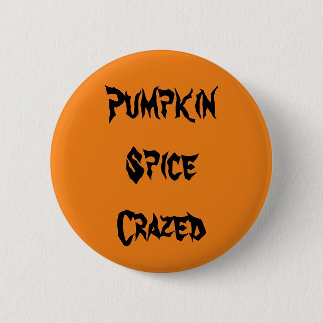 Kürbisgespinst Button (Vorderseite)