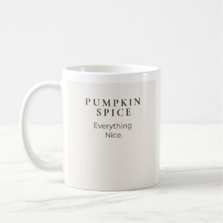 Kürbisgewürz Alles schön |Kaffee-Liebhaber-Design Kaffeetasse