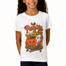 Kürbisgewürz & Bleistifte Süßes Herbst-T-Shirt