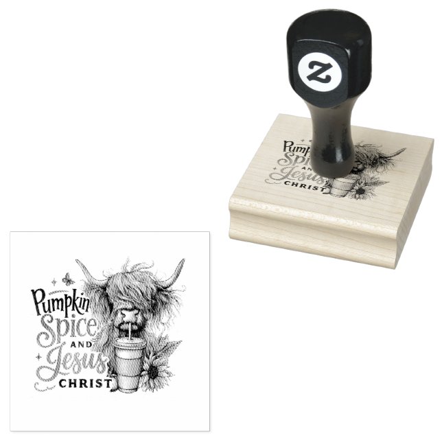 Kürbisgewürz... Gummistempel (Stempel)