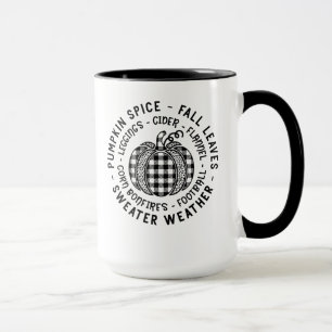 Kürbisgewürz - Herbstlaub - Sweaterwetter Tasse