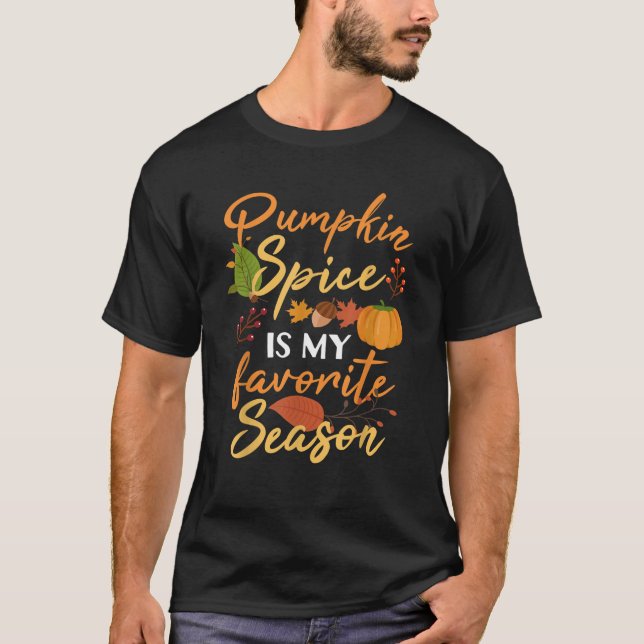 Kürbisgewürz ist meine Lieblingssaison Funny Niedl T-Shirt (Vorderseite)