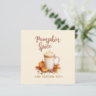 Kürbisgewürz - Latte & Herbstblätter