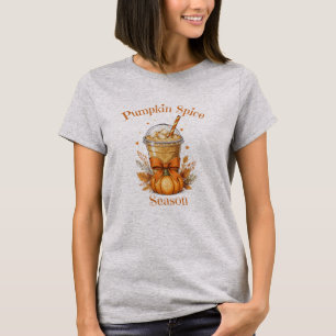Kürbisgewürz-Saison Herbst Herbst Eisgekühlter Kaf T-Shirt