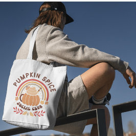 Kürbisgewürz-Sozialclub – Cute Herbst PSL Tragetasche