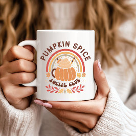 Kürbisgewürz-Sozialclub – Süßer Herbst-PSL Kaffeetasse