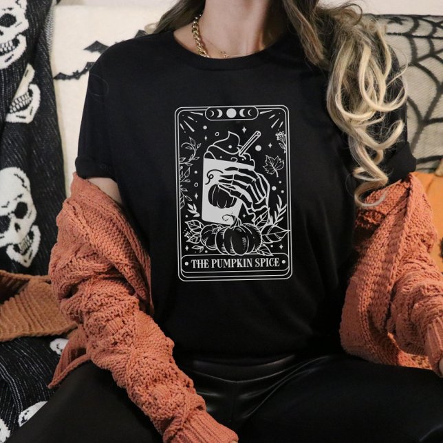 Kürbisgewürz-Tarot-KartenHalloween Tri-Blend Shirt (Von Creator hochgeladen)