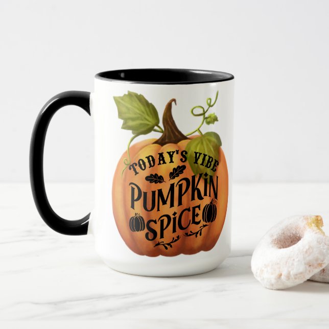 Kürbisgewürz Tasse (Mit Donut)
