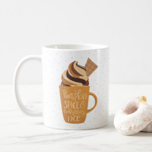 Kürbisgewürz und alles Gute Kaffeetasse