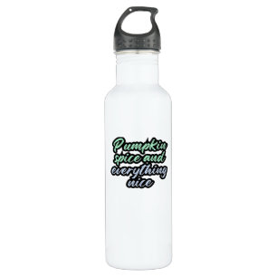 Kürbisgewürz und alles Nizza - Meme-Angebot für Edelstahlflasche