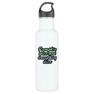 Kürbisgewürz und alles Nizza - Meme-Angebot für Edelstahlflasche