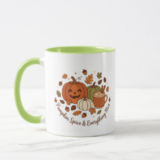 Kürbisgewürz und alles Schöne Herbst Tasse