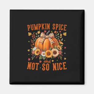 Kürbisgewürz Und Nicht So Schön Lustiger Herbst Fr Magnet
