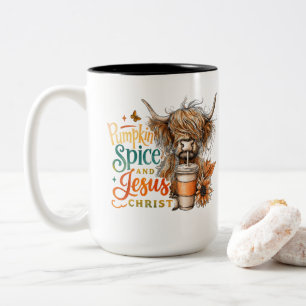 Kürbisgewürz... Zweifarbige Tasse