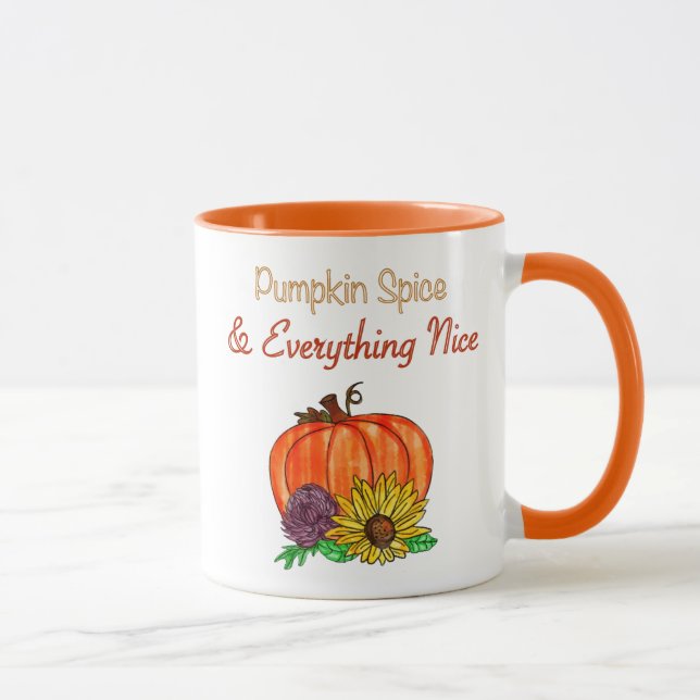 Kürbisgewürze & Alles Gute Herbstliche Tasse (Rechts)