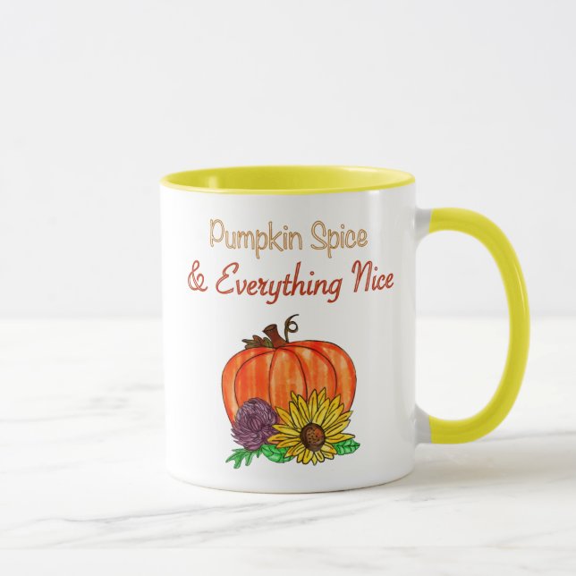 Kürbisgewürze & Alles Gute Herbstliche Tasse (Rechts)